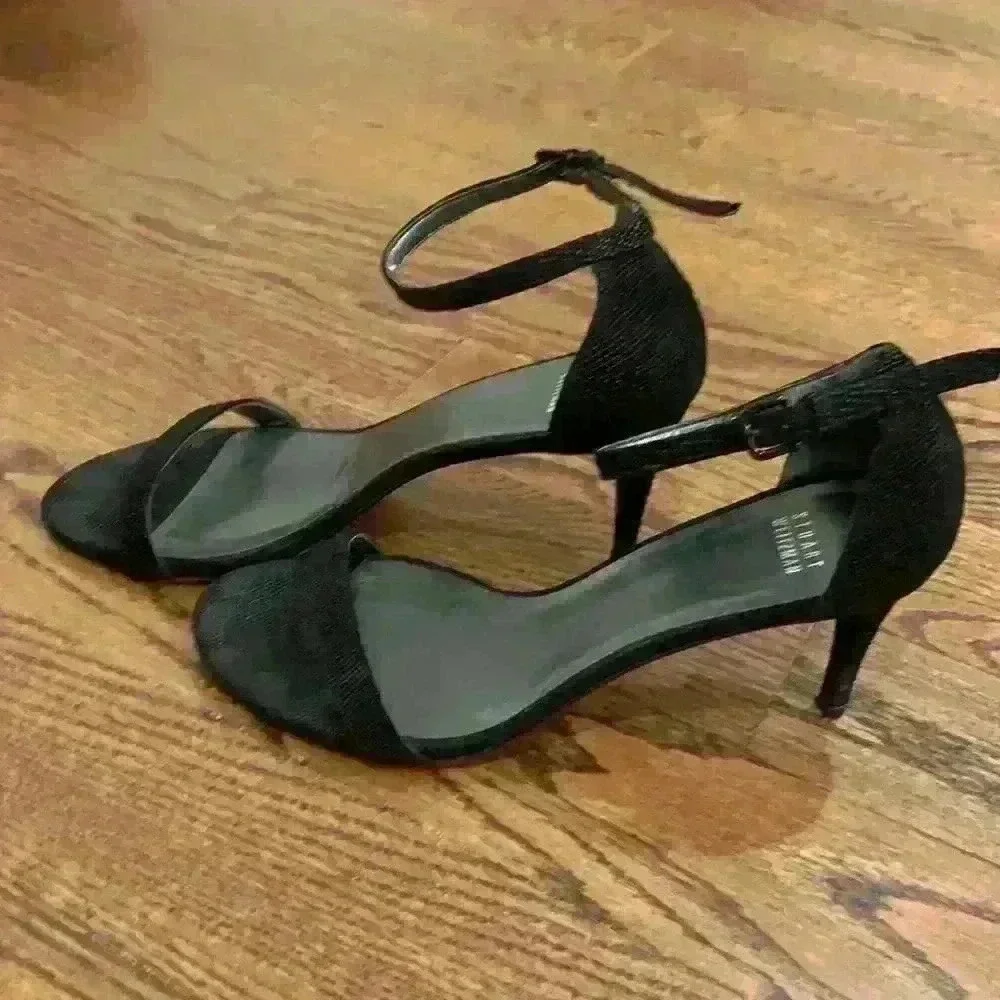 Stuart Weitzman Goosebumps Nun Naked shoes - Picture 3 of 7